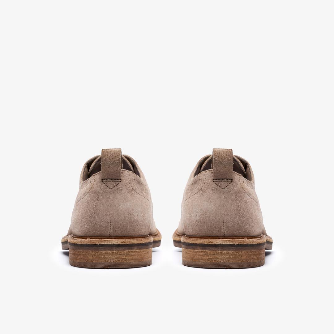 Mens Aldwin Lace Grey Suede Oxfords - Image 6