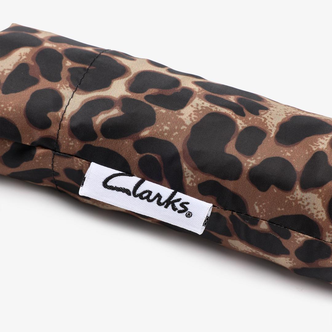 Womens Leopard Print Umbrella - Image 4