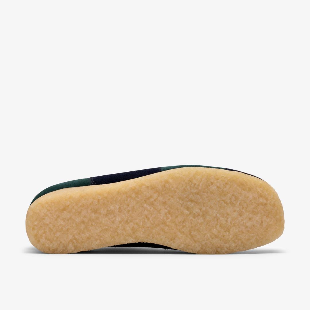 Mens Wallabee Blue/Green Stripe - Image 6