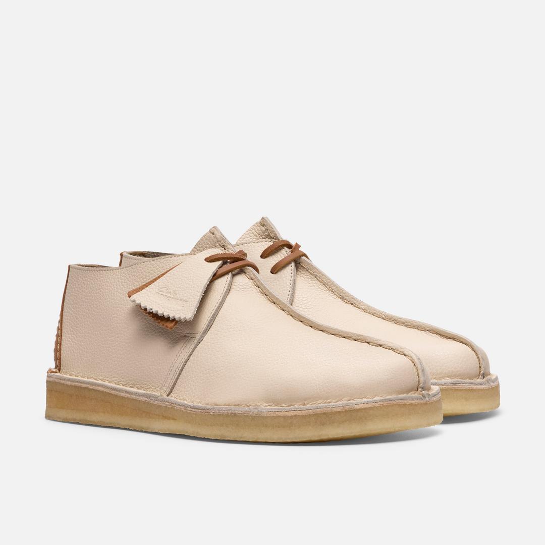 Mens Desert Trek White Combination Leather Desert Trek - Image 4