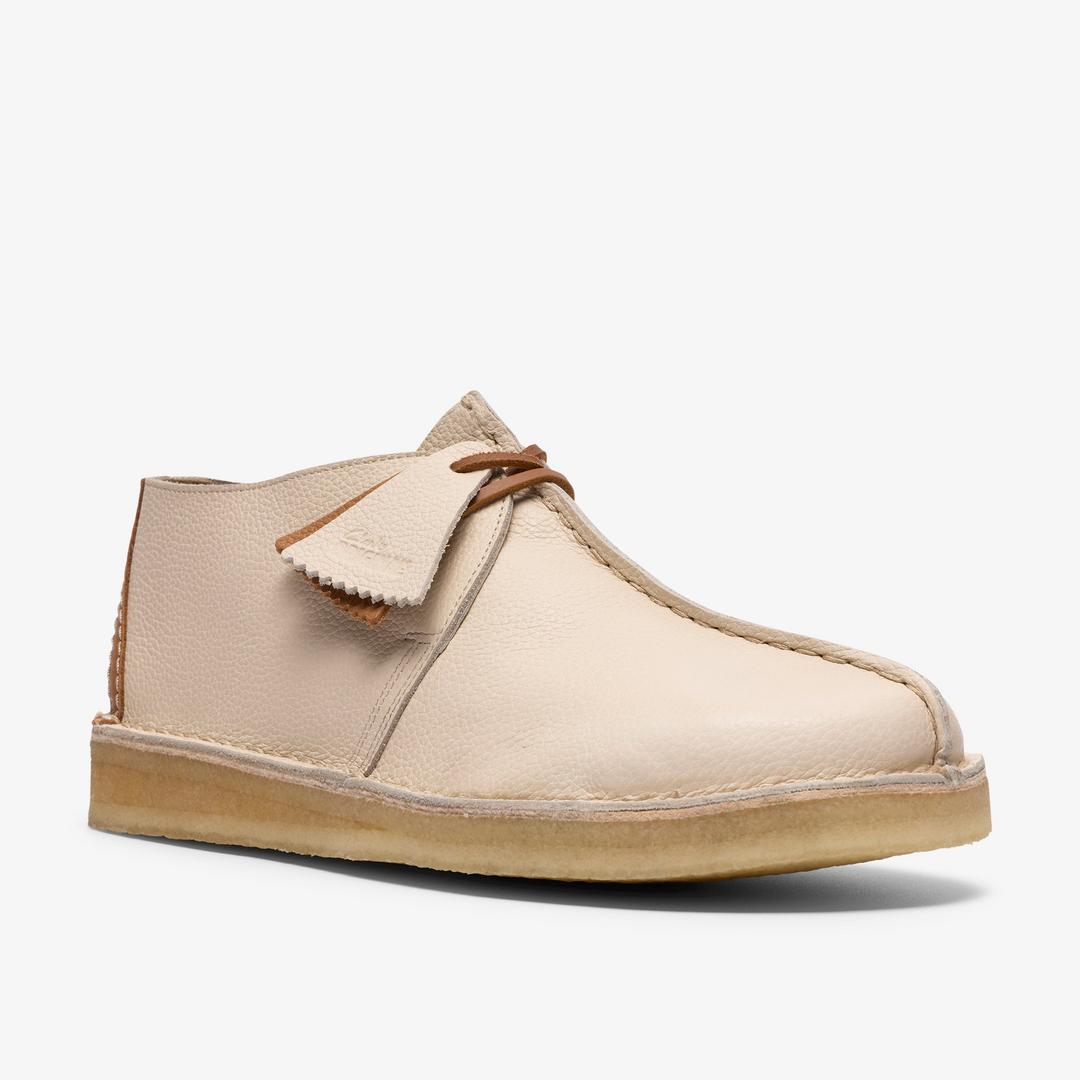 Mens Desert Trek White Combination Leather Desert Trek - Image 7