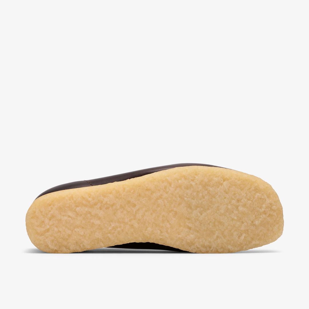 Mens Wallabee Dark Brown Leather Wallabees - Image 3