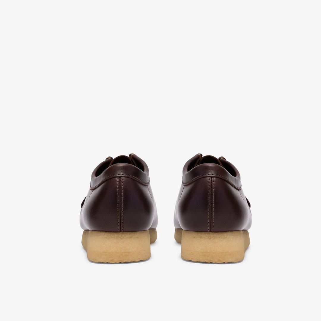Mens Wallabee Dark Brown Leather Wallabees - Image 5