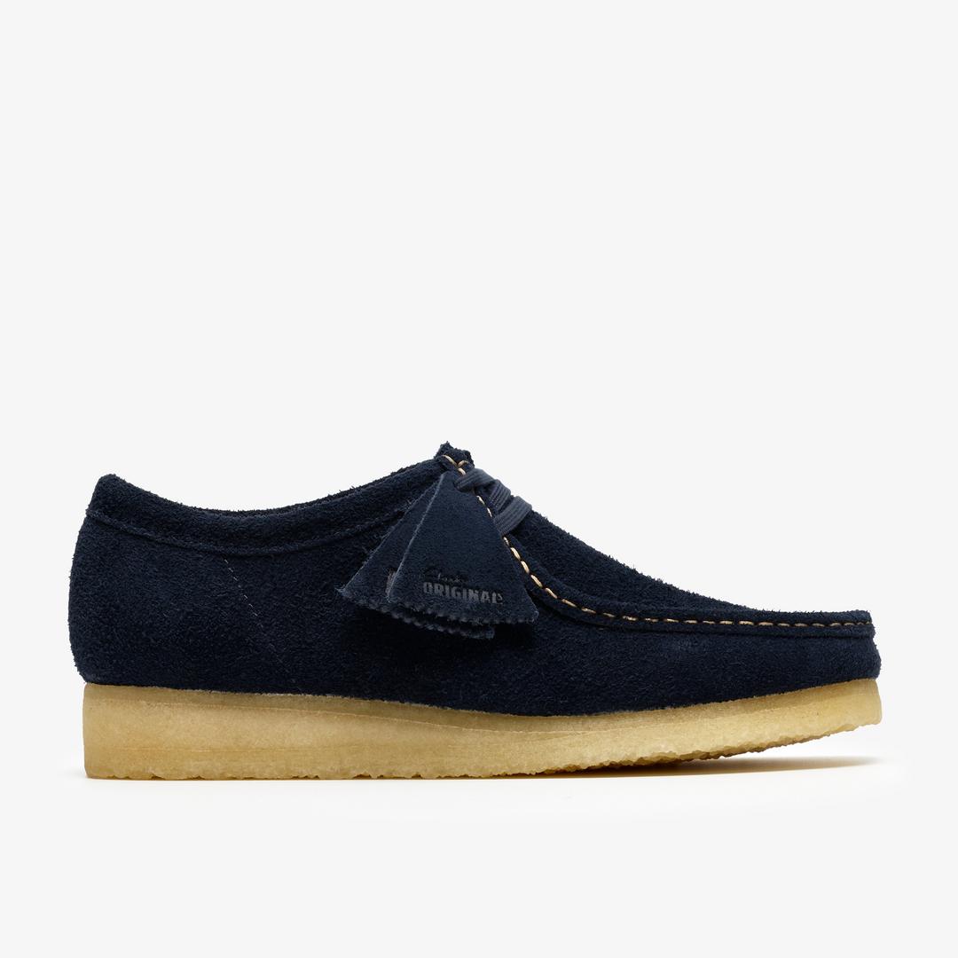 Mens Wallabee Navy Suede Wallabees