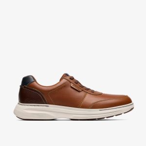 Mens Craftwell Lace Tan Leather Shoes