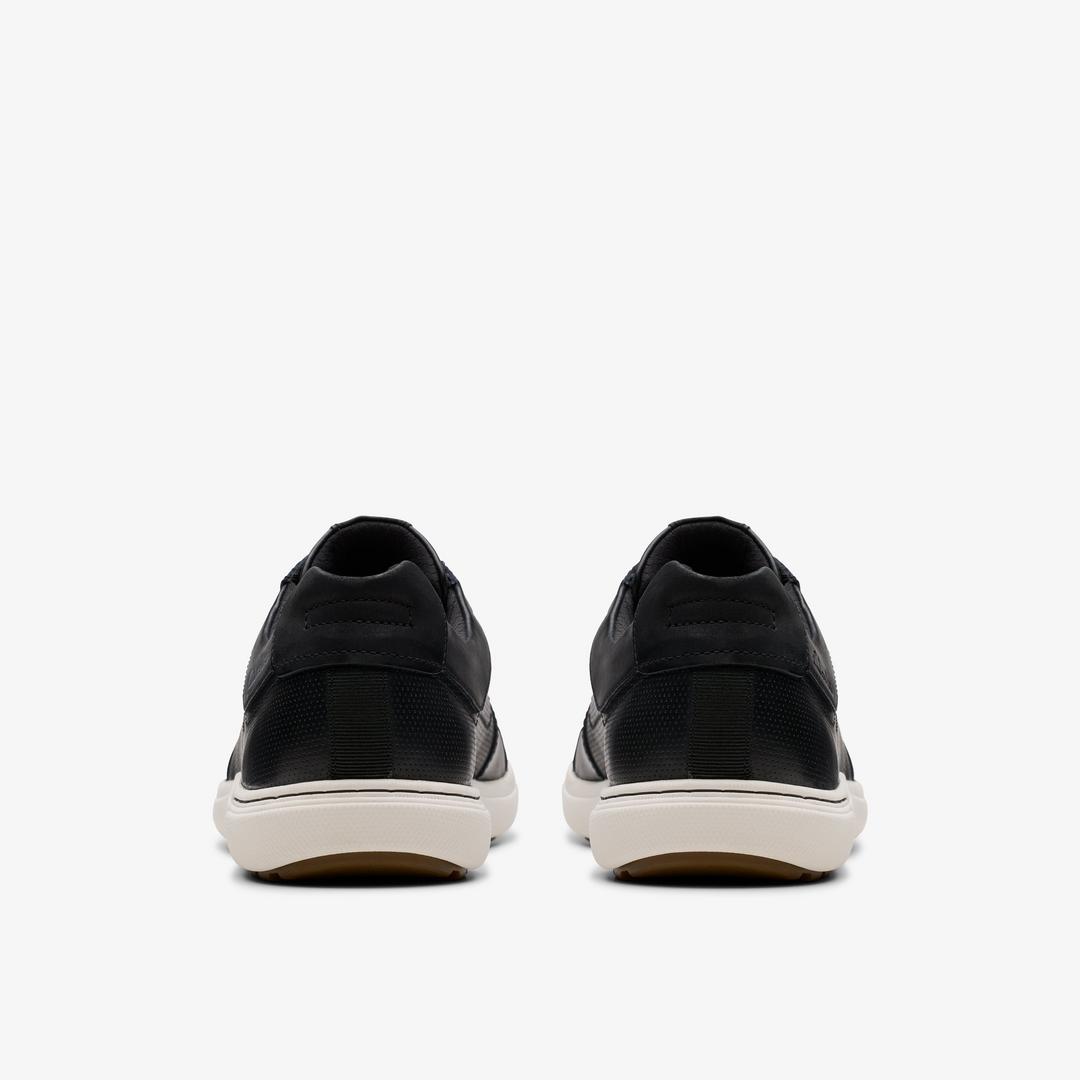 Men's Mapstone Lace Black Leather Sneakers - Image 5