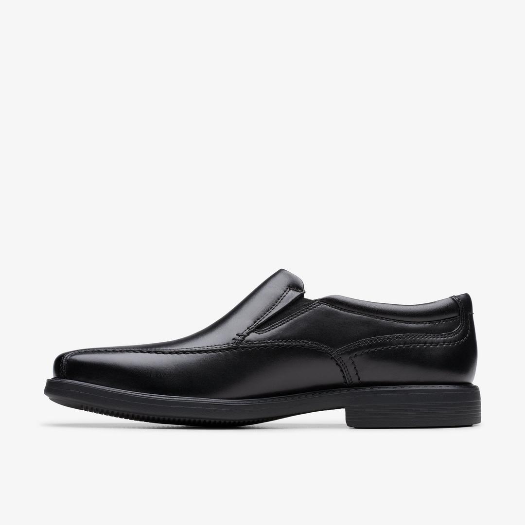 Mens Dresslite Step Black Leather Loafer - Image 2