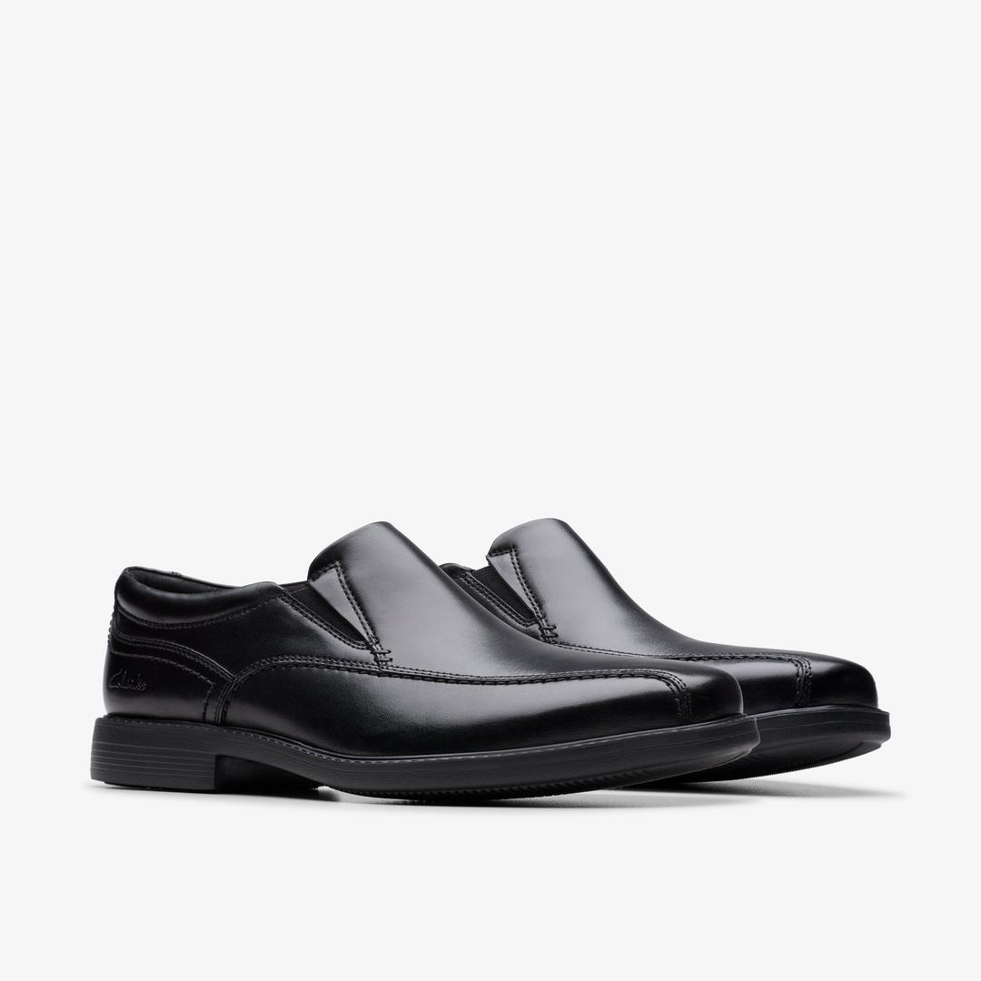 Mens Dresslite Step Black Leather Loafer - Image 4