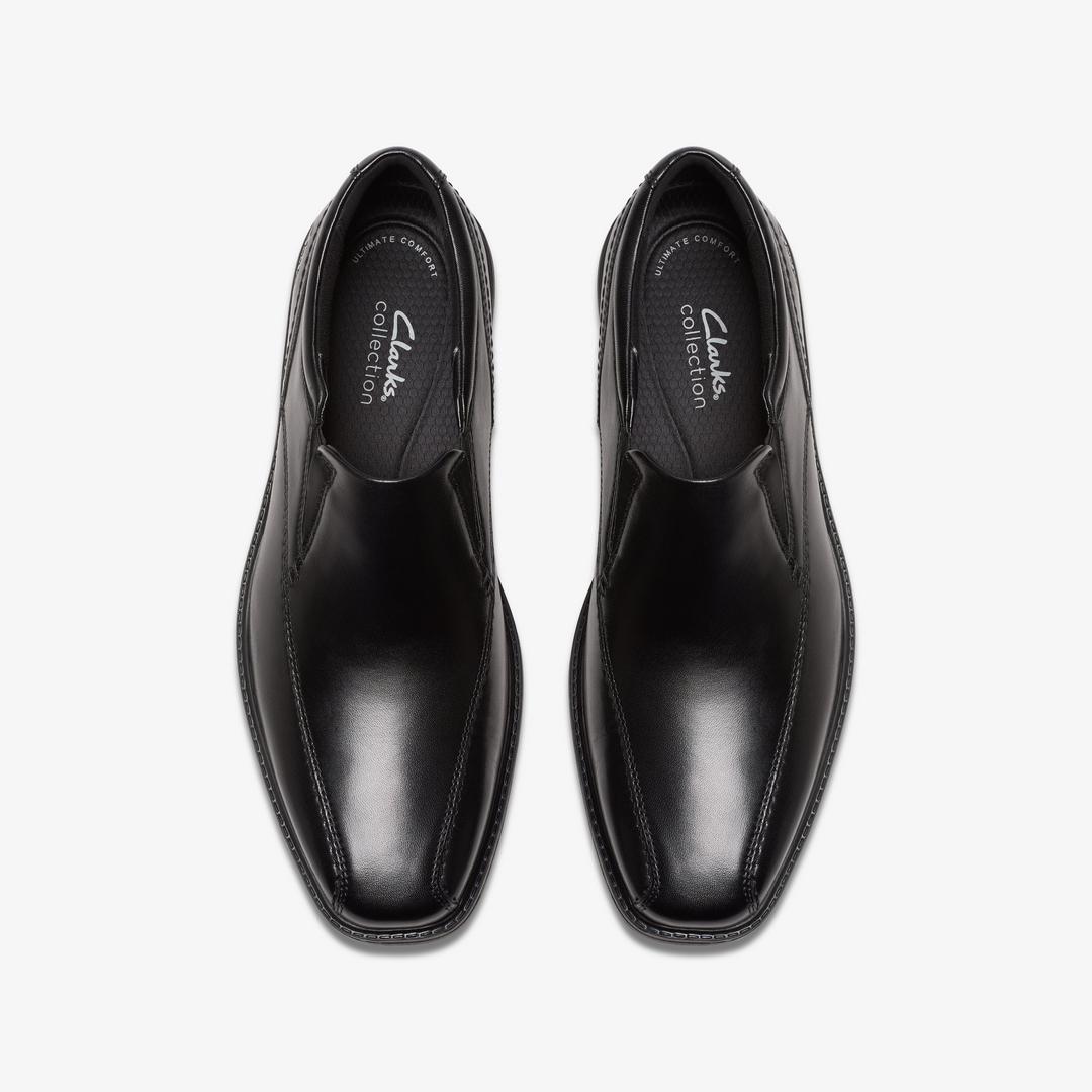 Mens Dresslite Step Black Leather Loafer - Image 6