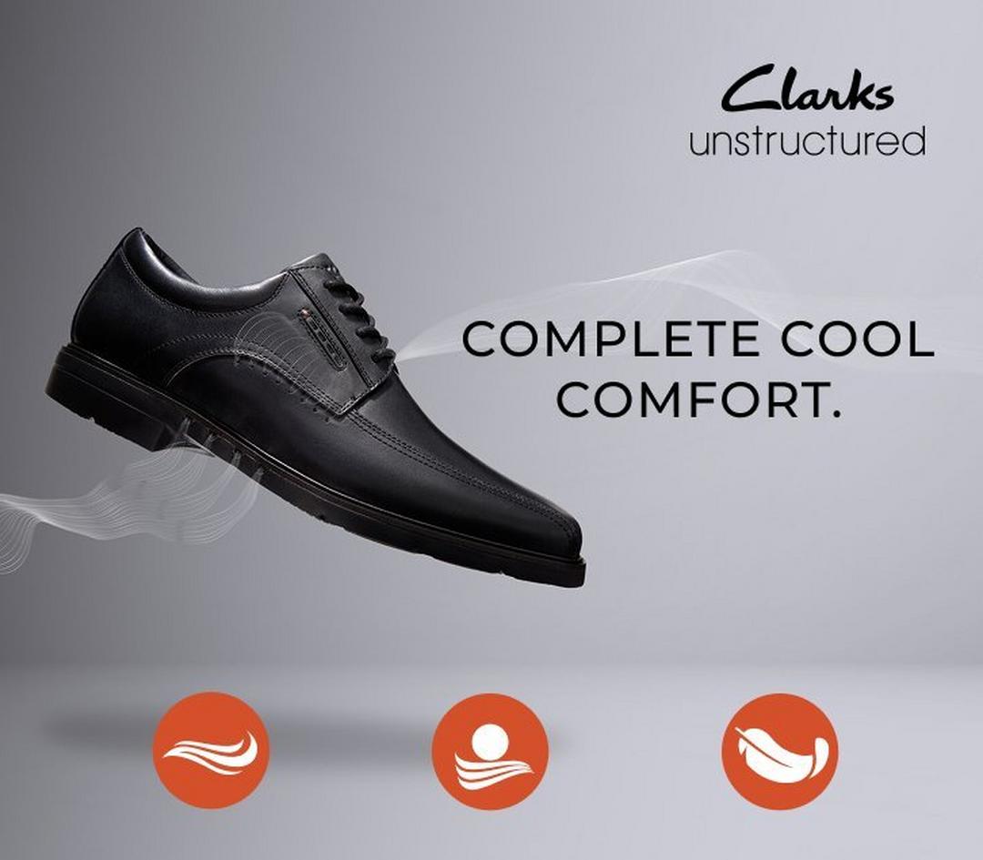 Mens Un Kendric Way Mahogany Leather Oxford Shoes| Clarks - Image 7