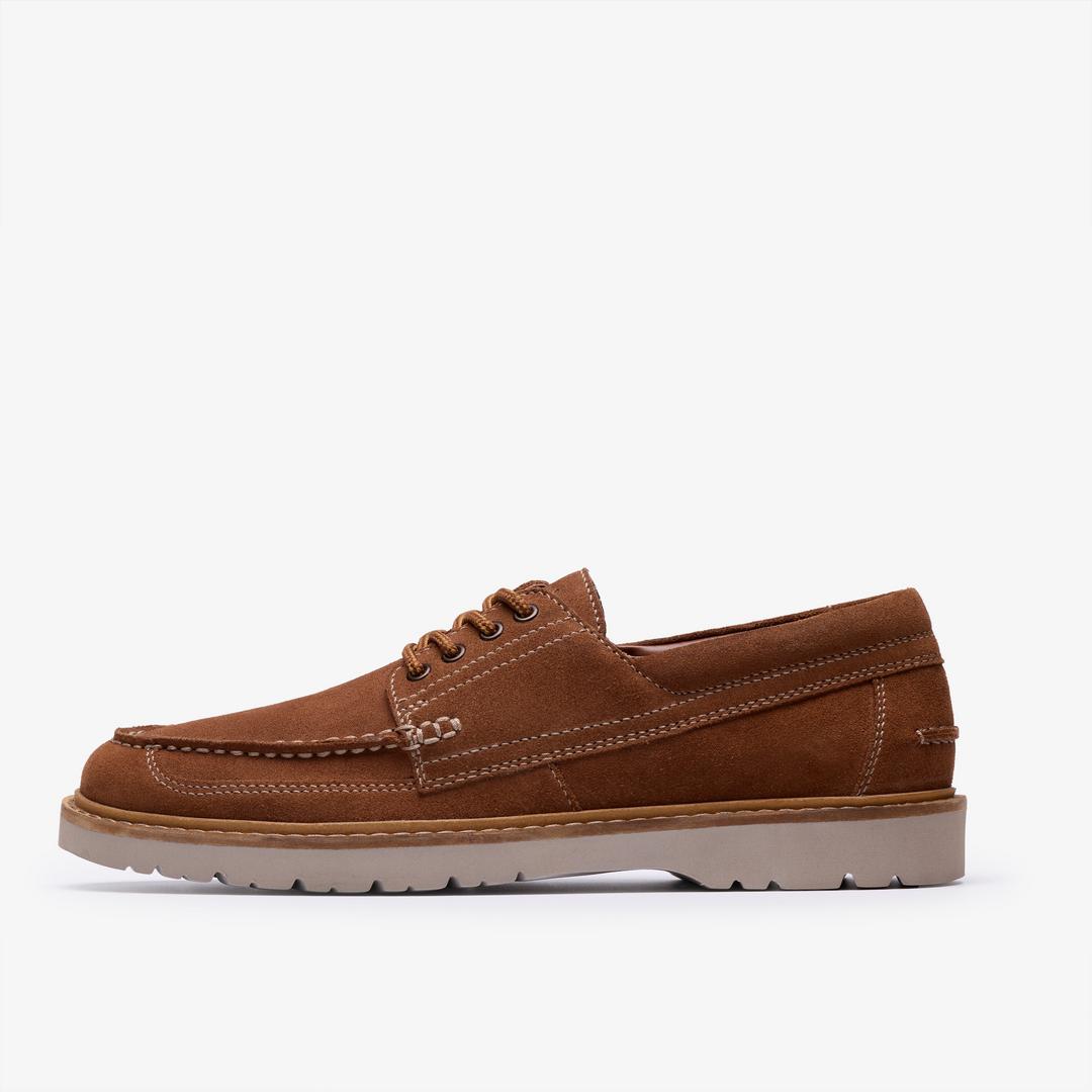 Mens Weltridge Moc Cola Suede Shoes - Image 2