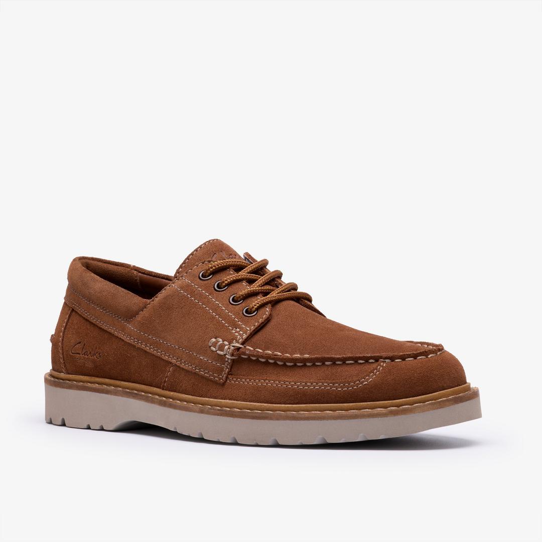 Mens Weltridge Moc Cola Suede Shoes - Image 4