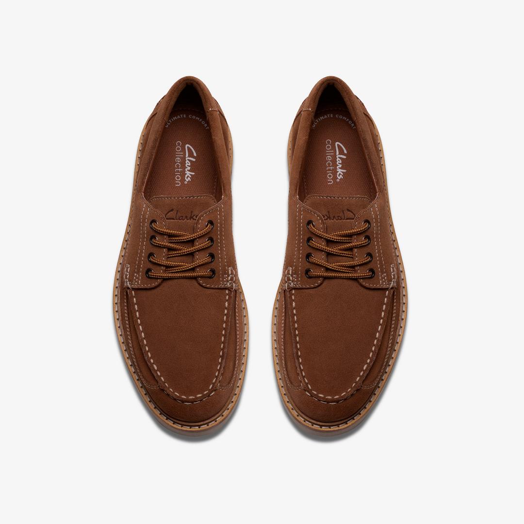 Mens Weltridge Moc Cola Suede Shoes - Image 6