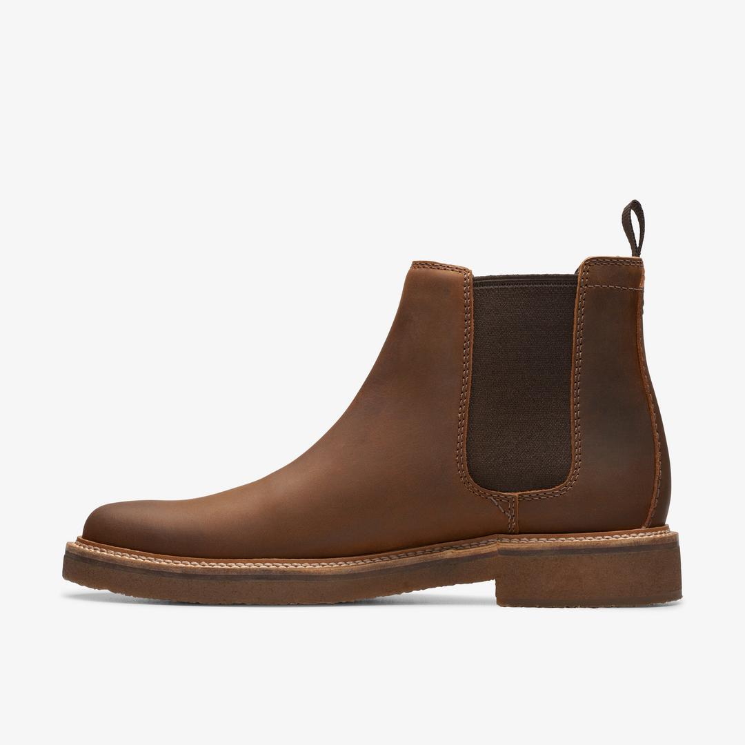 Men's Clarkdale Easy Beeswax Leather Chelsea Boots - Image 3