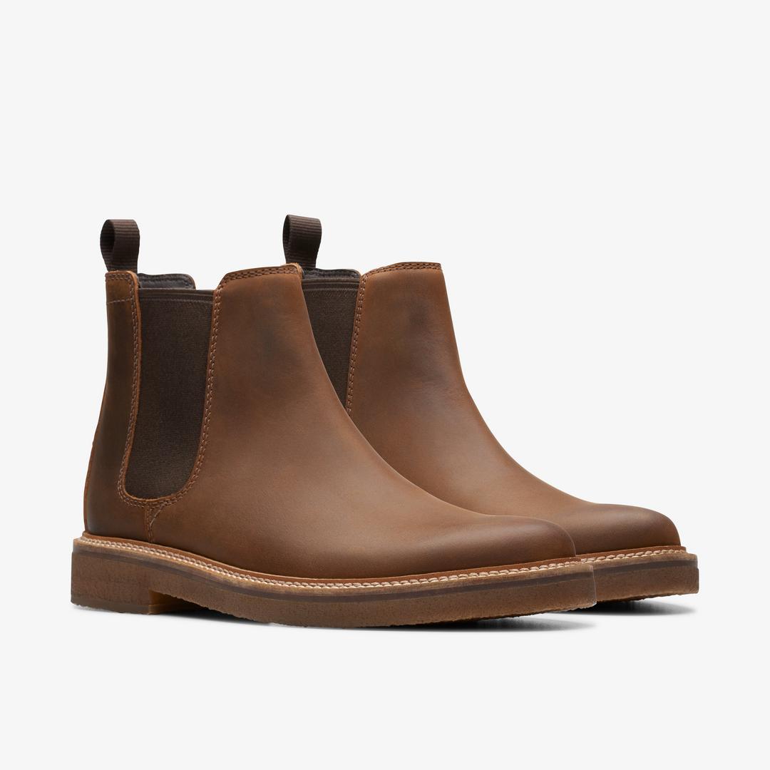 Men's Clarkdale Easy Beeswax Leather Chelsea Boots - Image 5