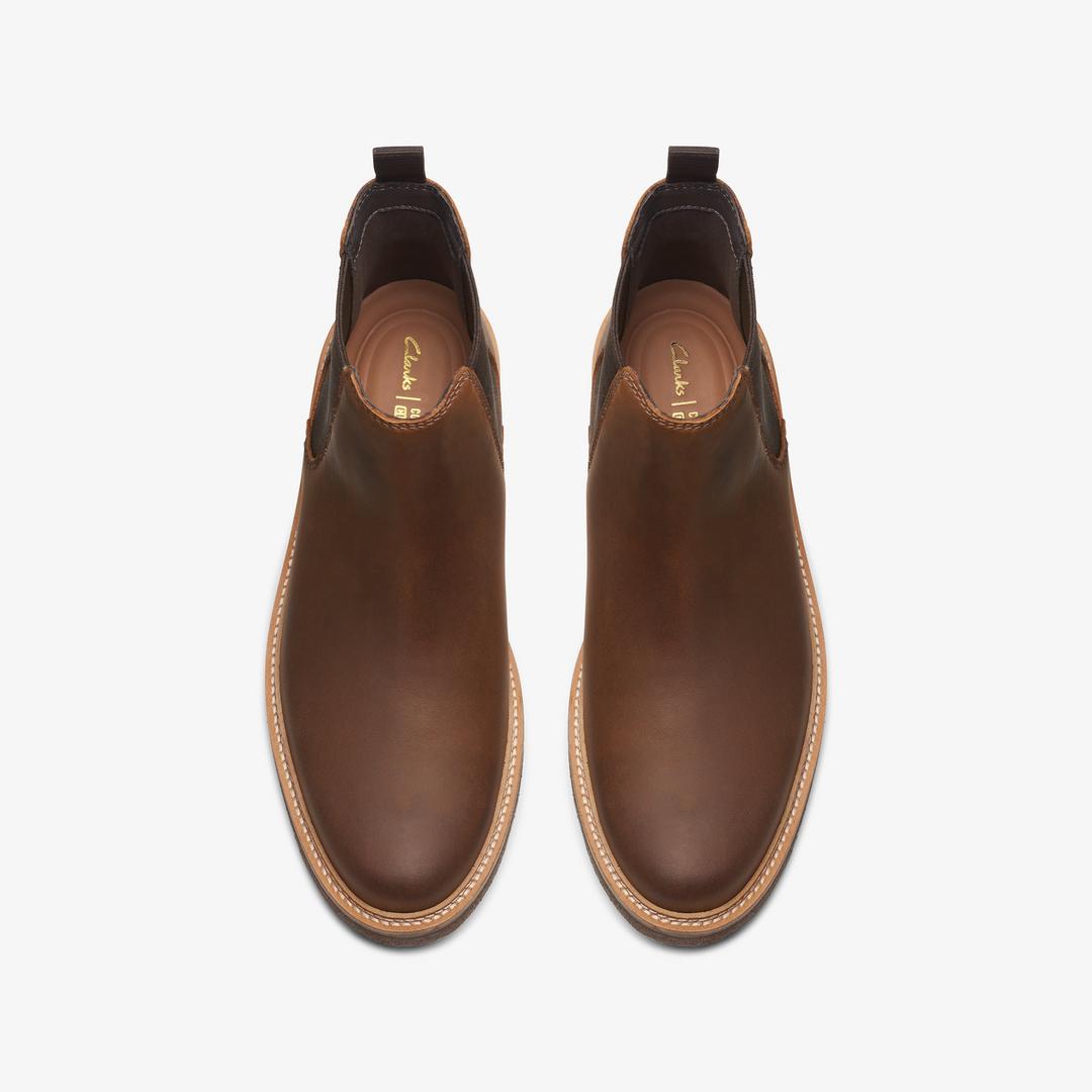 Men's Clarkdale Easy Beeswax Leather Chelsea Boots - Image 7