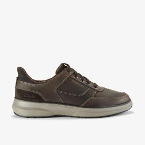Mens Mullan Easy Dark Brown Leather Shoes