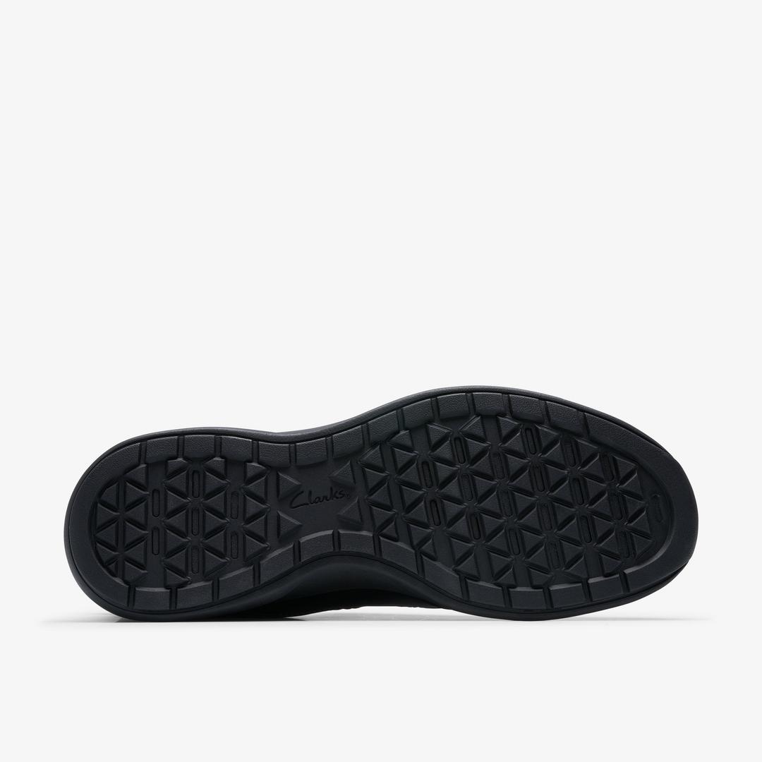 Mens Mullan Step Black Leather Shoes - Image 3