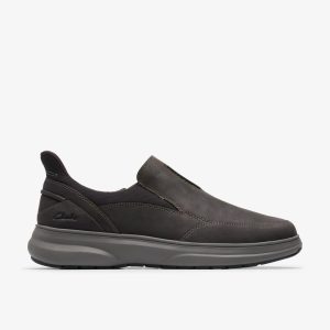 Mens Mullan Step Dark Brown Leather Shoes