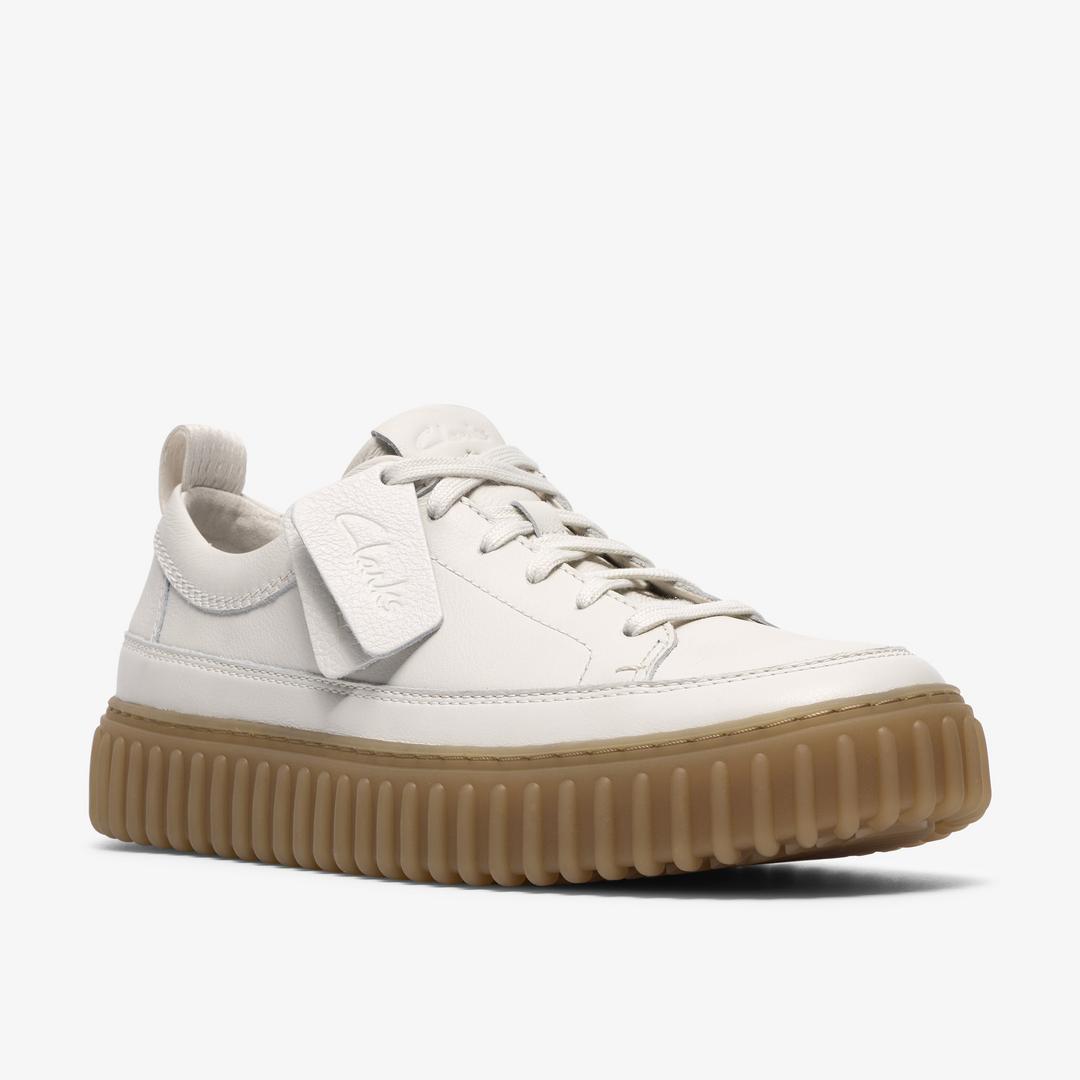 Mens Torhill Lace White Leather - Image 7