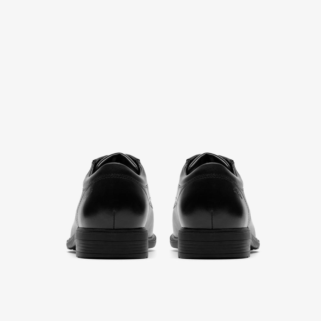 Mens Steadwell Cap Black Leather Oxfords - Image 5