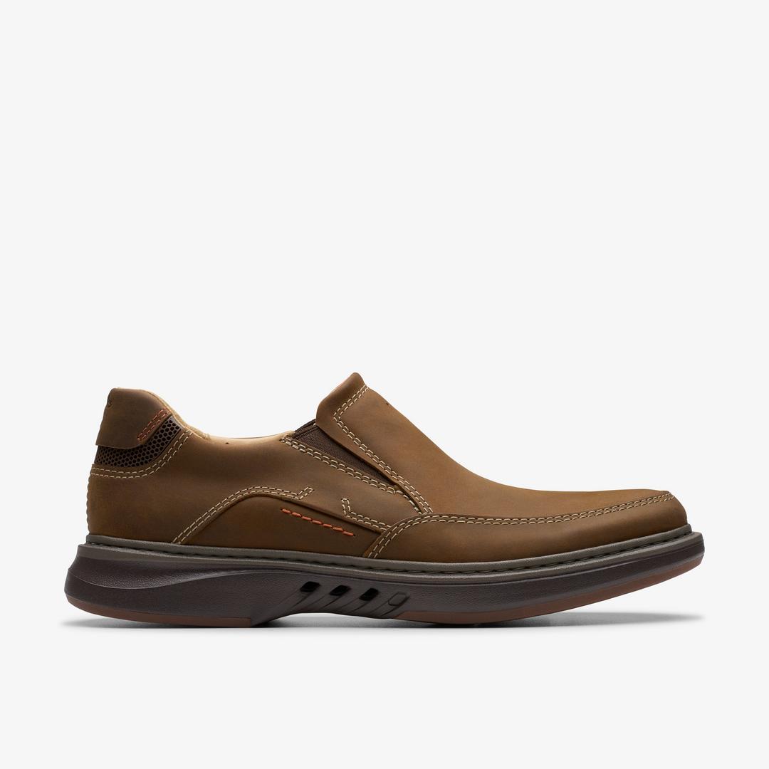 Mens Un Briley Step Beeswax Leather Loafer Shoes| Clarks
