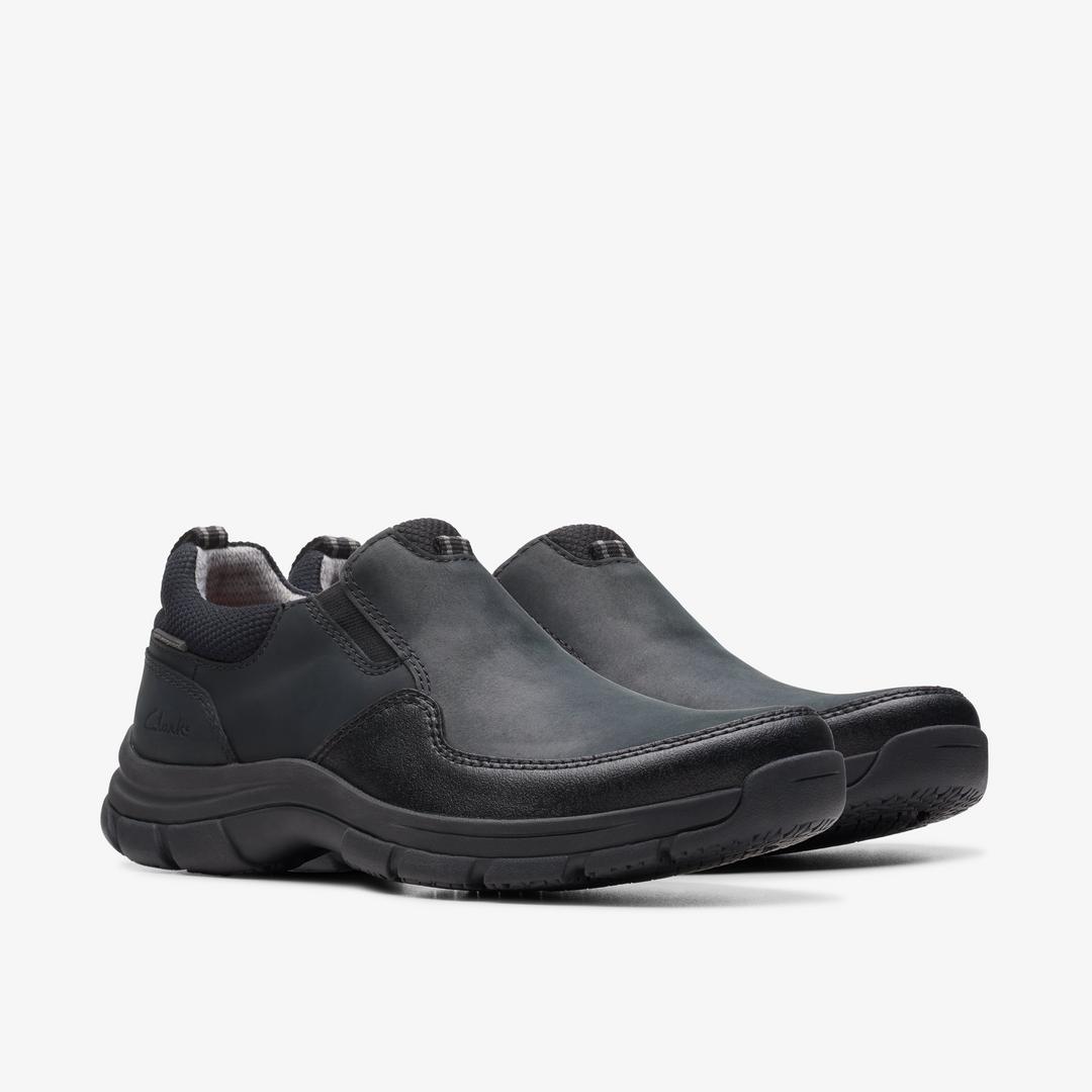 Men's Walpath Step Black Leather Loafers - Image 4