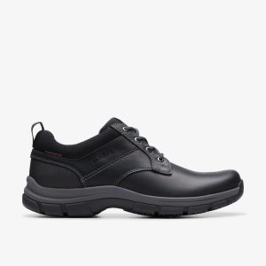 Men's Walpath Low Black Leather Laces