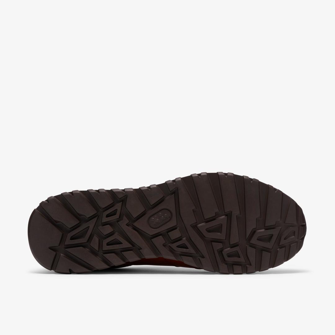 Mens Radwell Tie Tan Leather Sneakers - Image 3