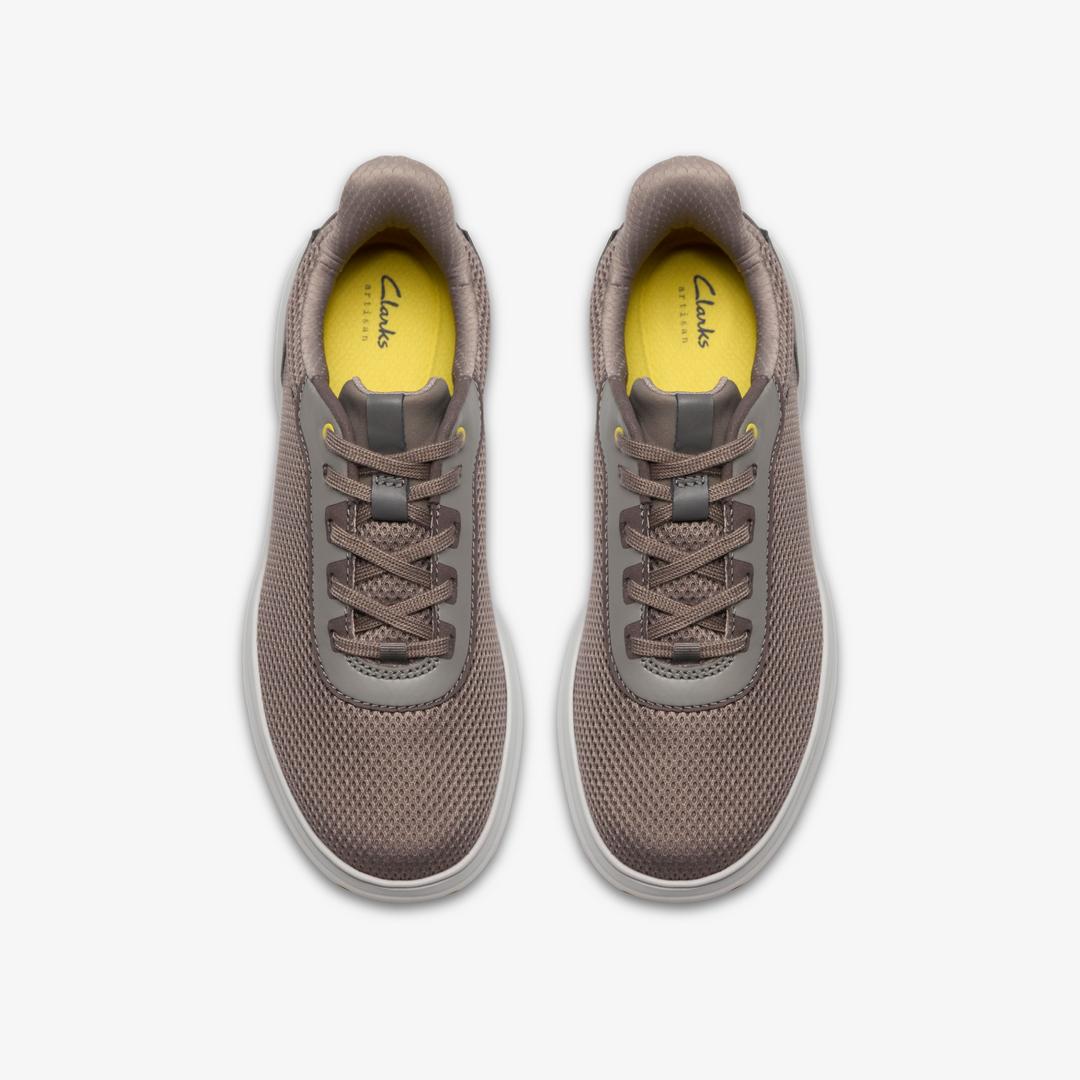 Mens Mullan Go Grey Knit Sneaker - Image 6
