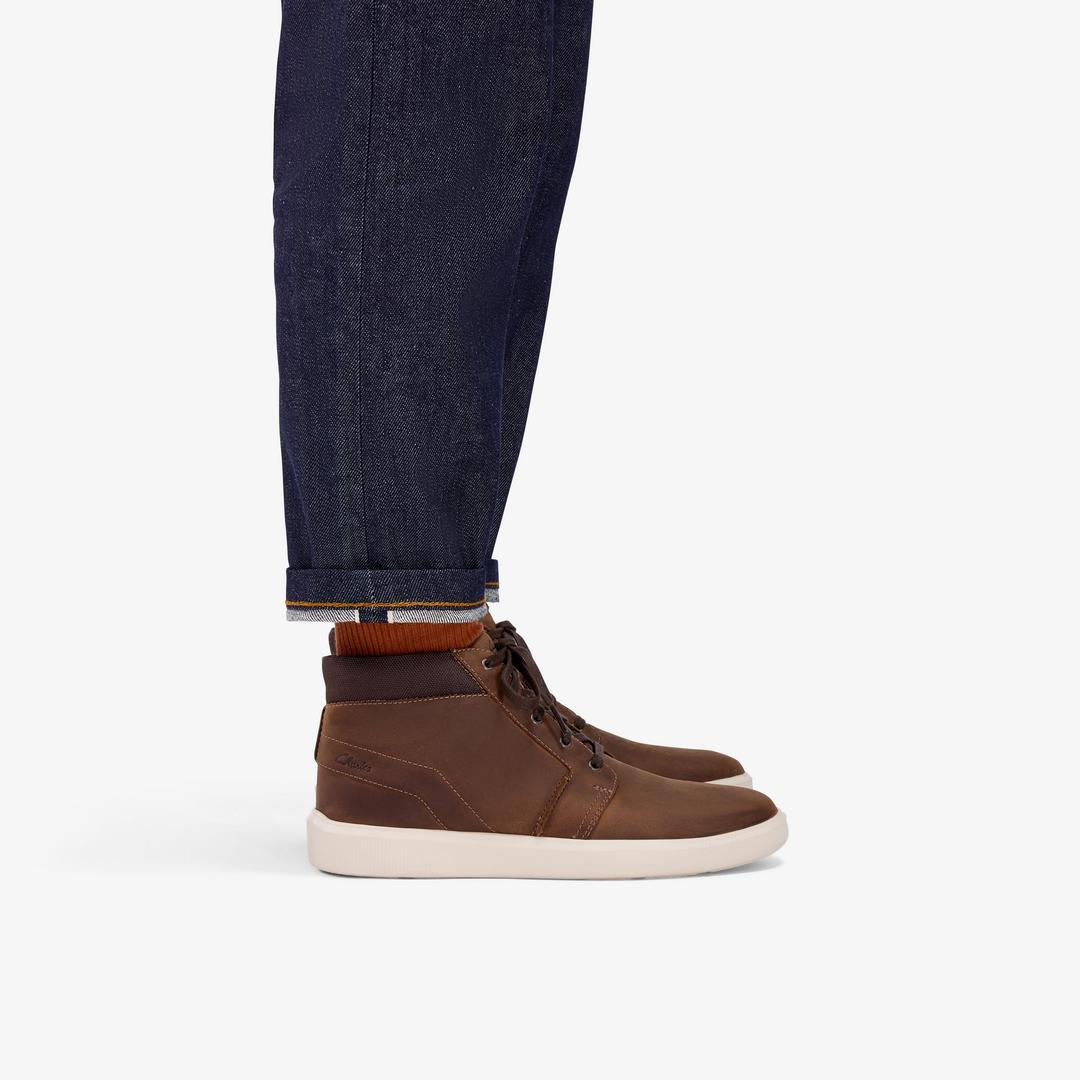 Mens Brodin Mid Beeswax Ankle Boots - Image 2