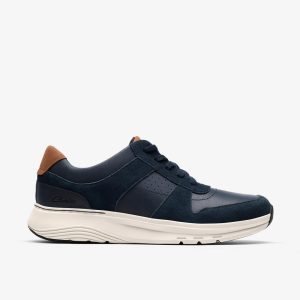 Mens Motion Trek Go Navy Sneakers