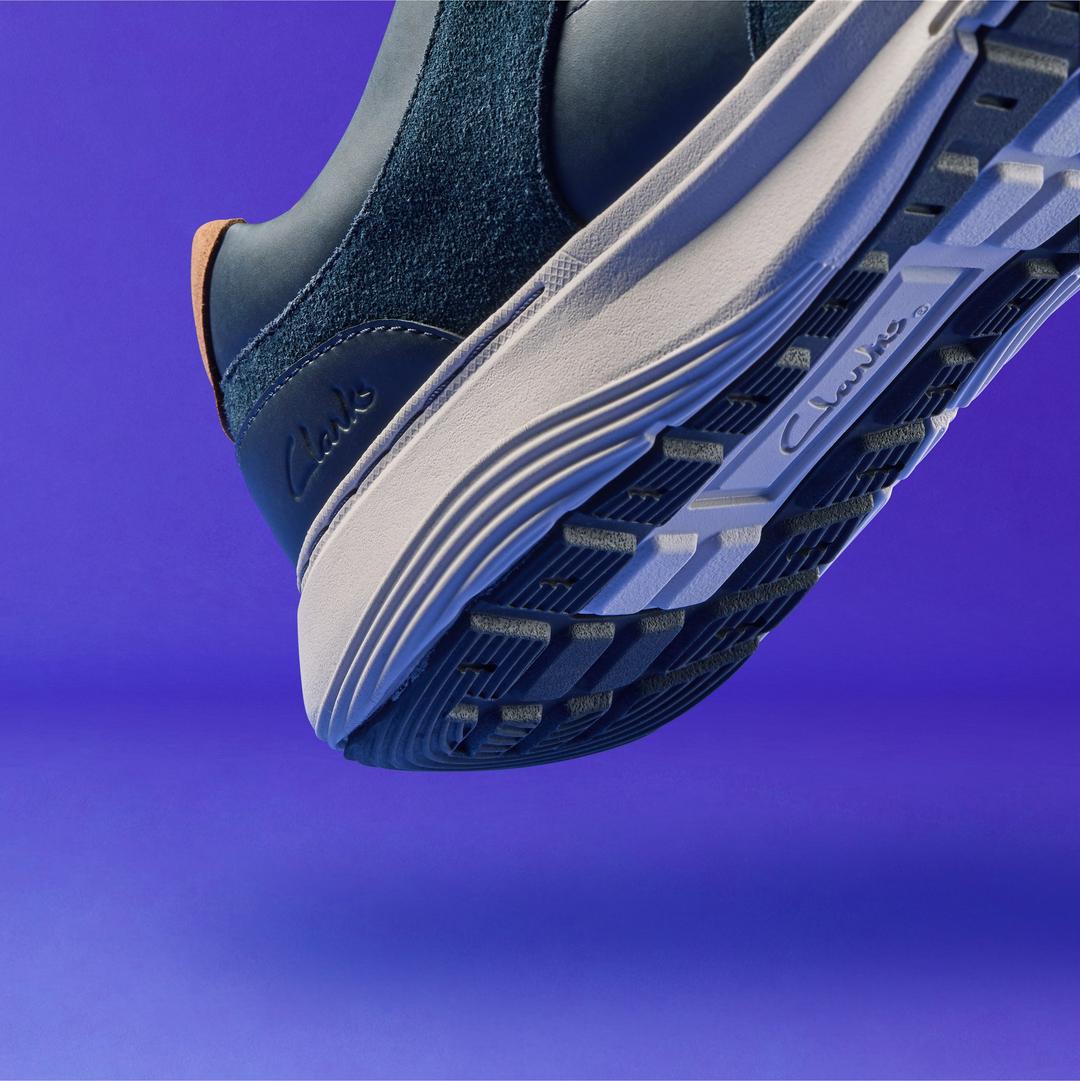 Mens Motion Trek Go Navy Sneakers - Image 10