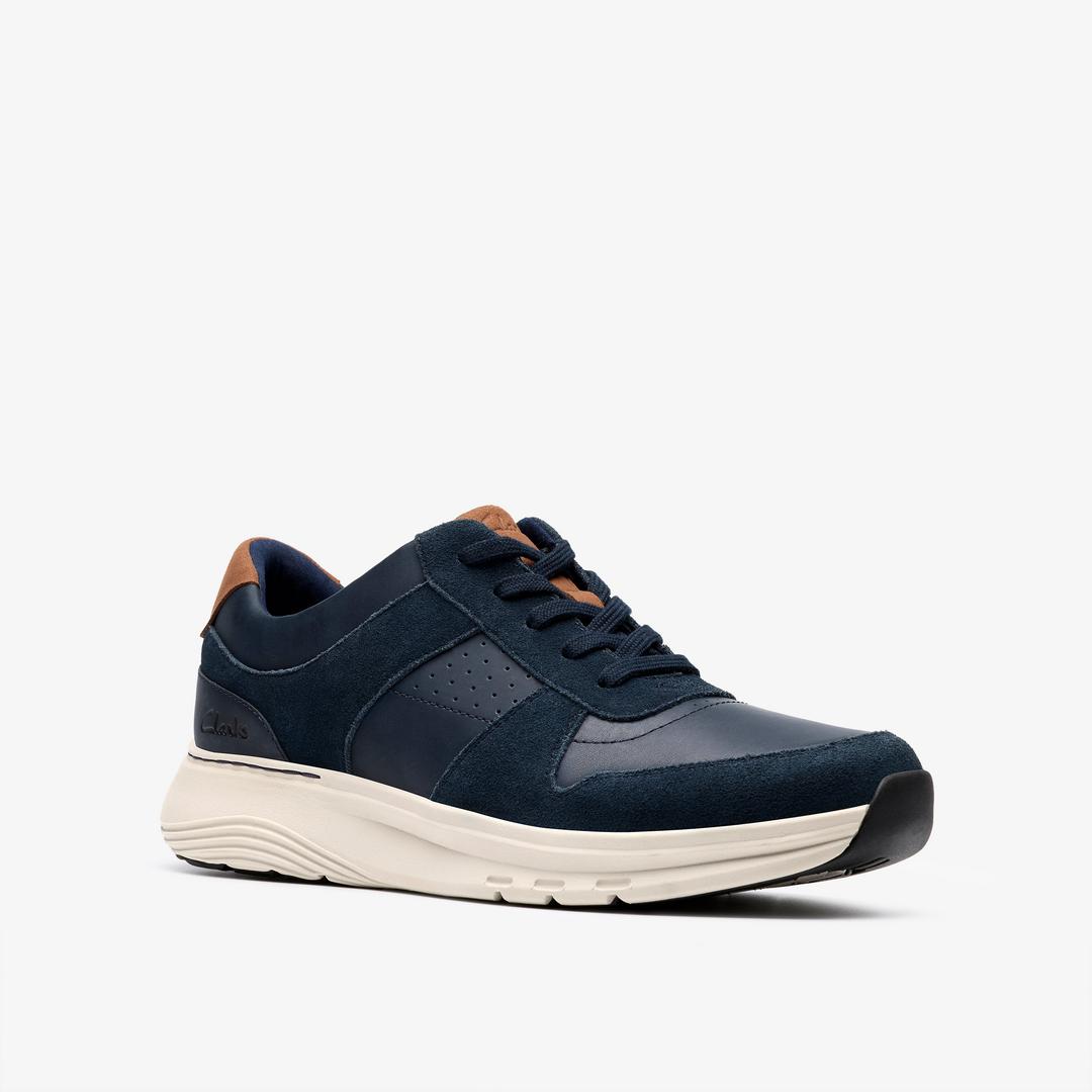 Mens Motion Trek Go Navy Sneakers - Image 4