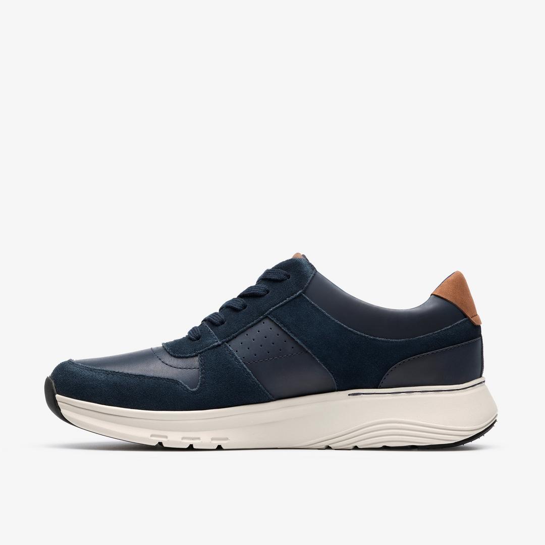 Mens Motion Trek Go Navy Sneakers - Image 5