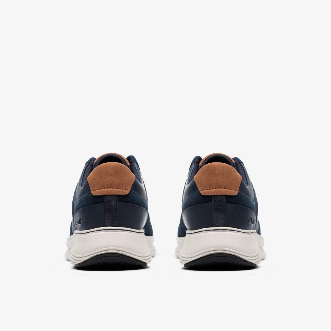 Mens Motion Trek Go Navy Sneakers - Image 7