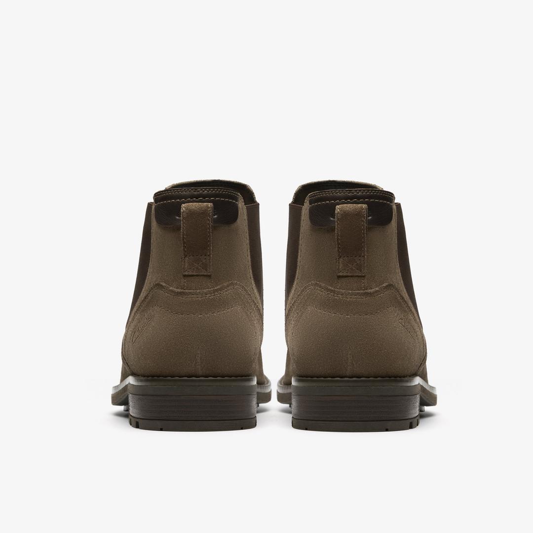 Mens Emmet Easy Stone Suede Ankle Boots - Image 6
