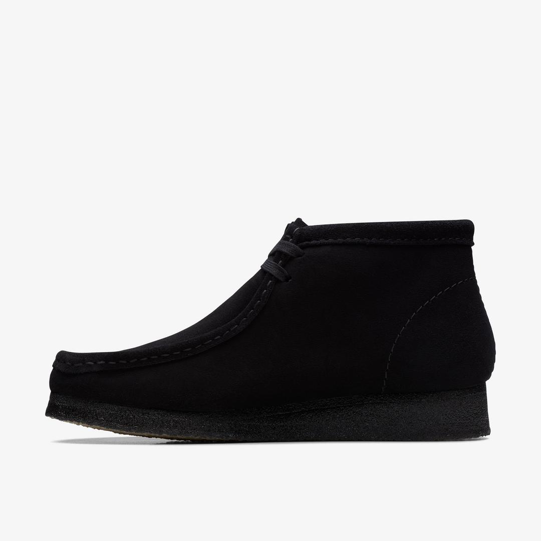 Men's Wallabee? Boot Black Suede Boots - Image 2