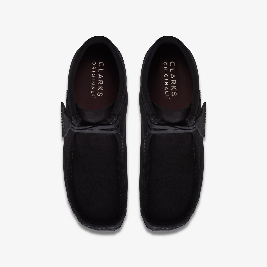 Men's Wallabee? Boot Black Suede Boots - Image 6