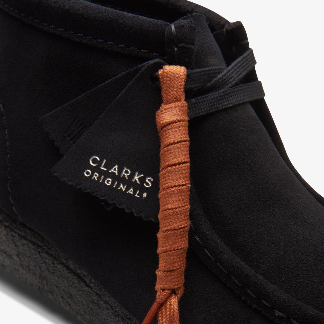 Men's Wallabee? Boot Black Suede Boots - Image 7