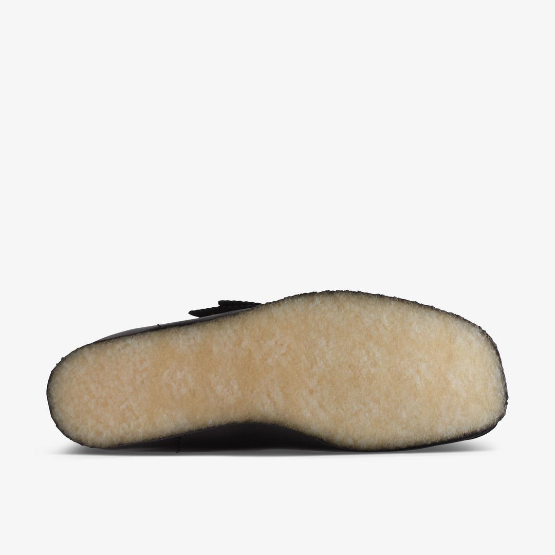 Men's Wallabee? Boot Black Leather Boots - Image 3