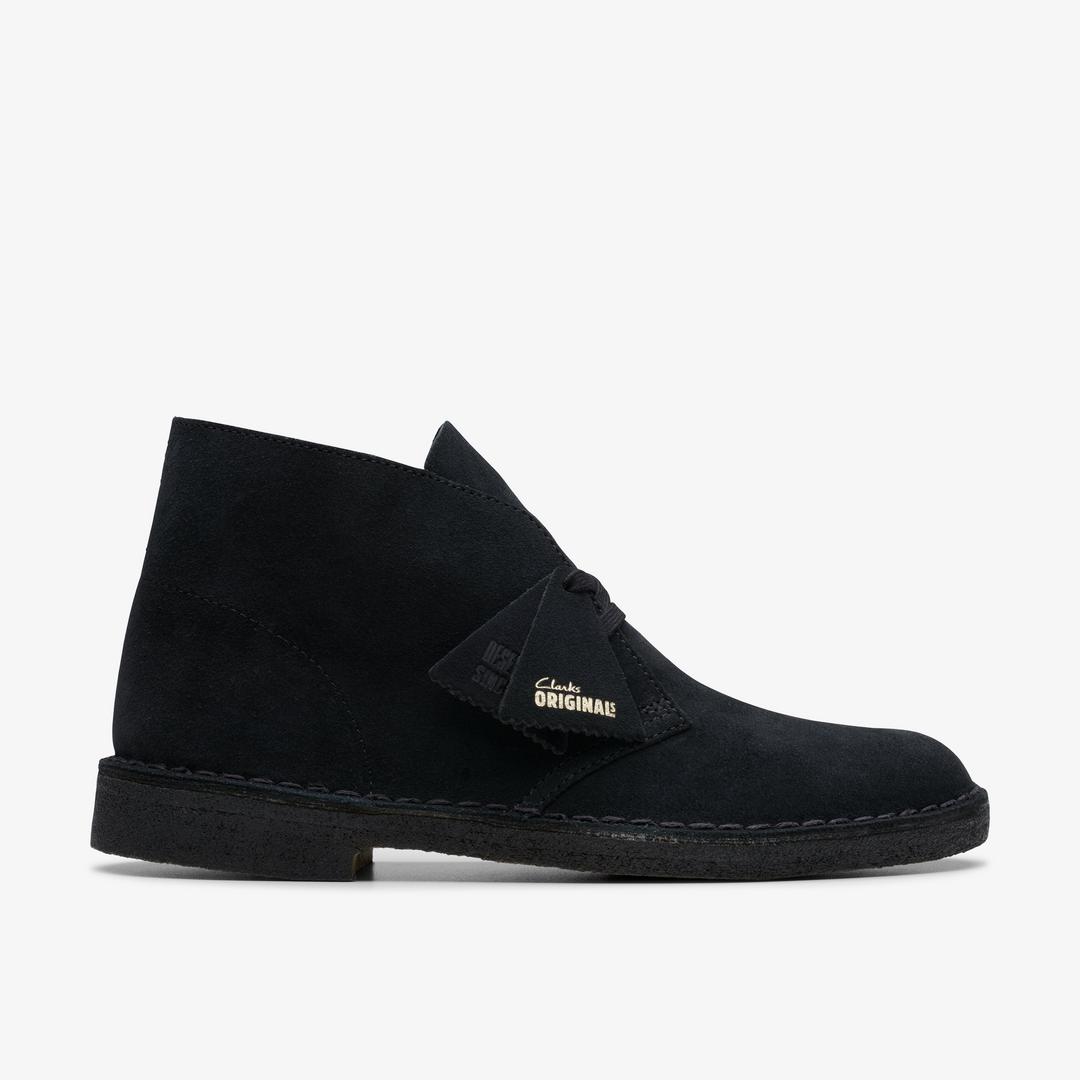 MENS Desert Boot Black Suede Desert Boots US