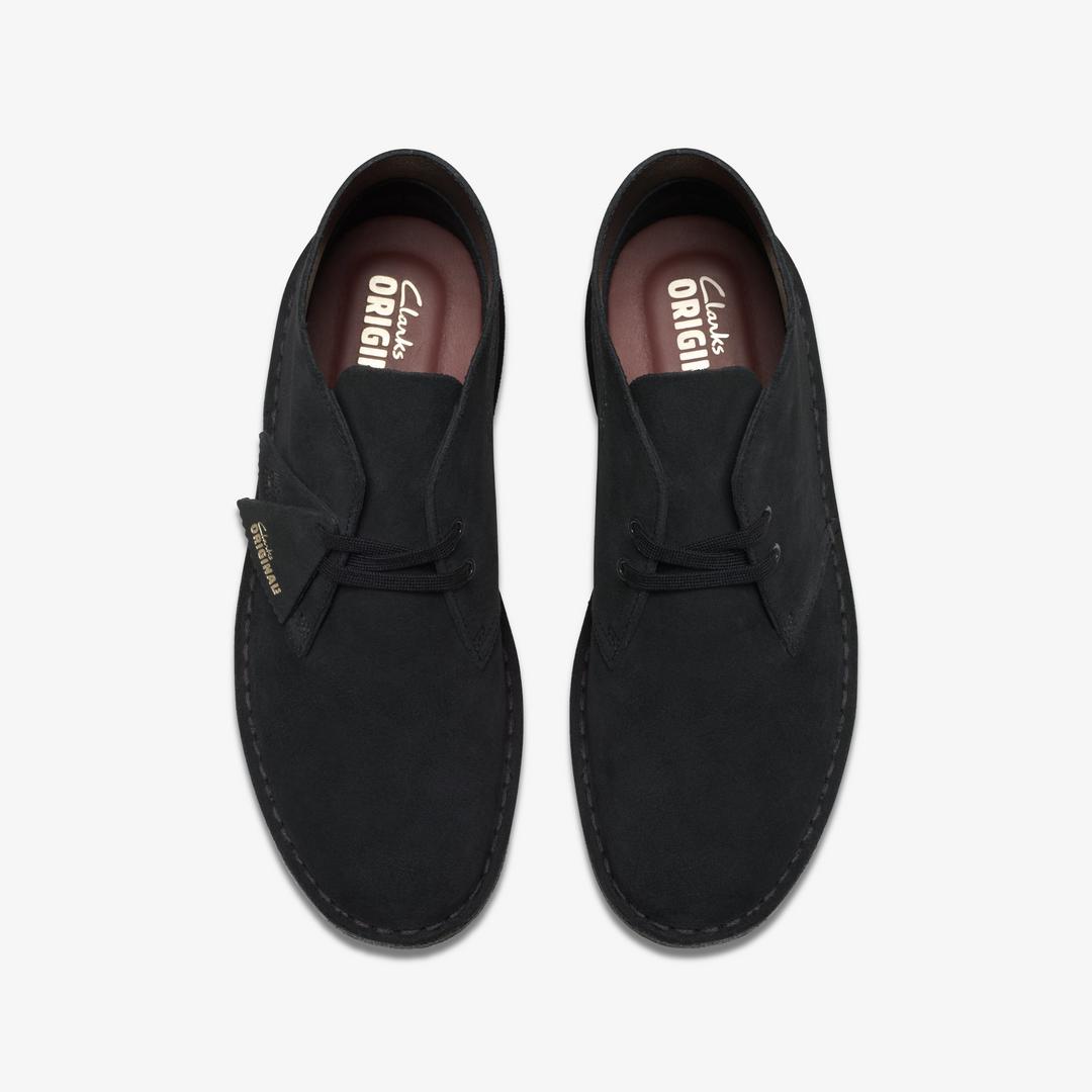 MENS Desert Boot Black Suede Desert Boots US - Image 7