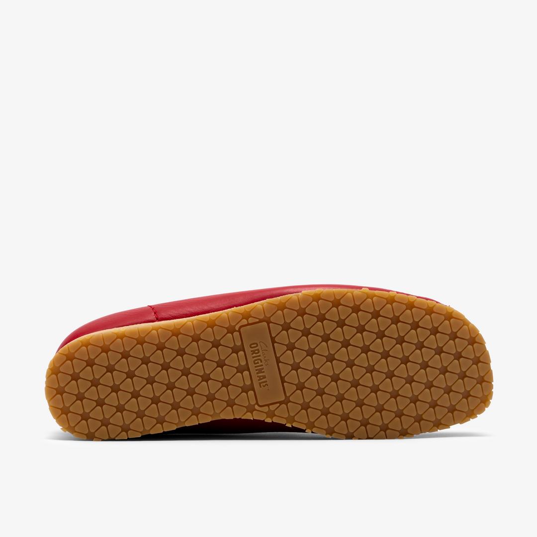 Mens Walla Boot RB Red Leather Wallabees - Image 4