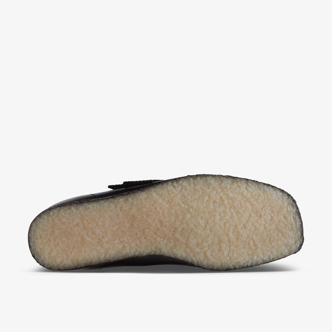 Men's Wallabee? Black Leather Shoes - Image 6