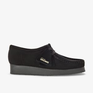 Men's Wallabee? Black Suede Shoes