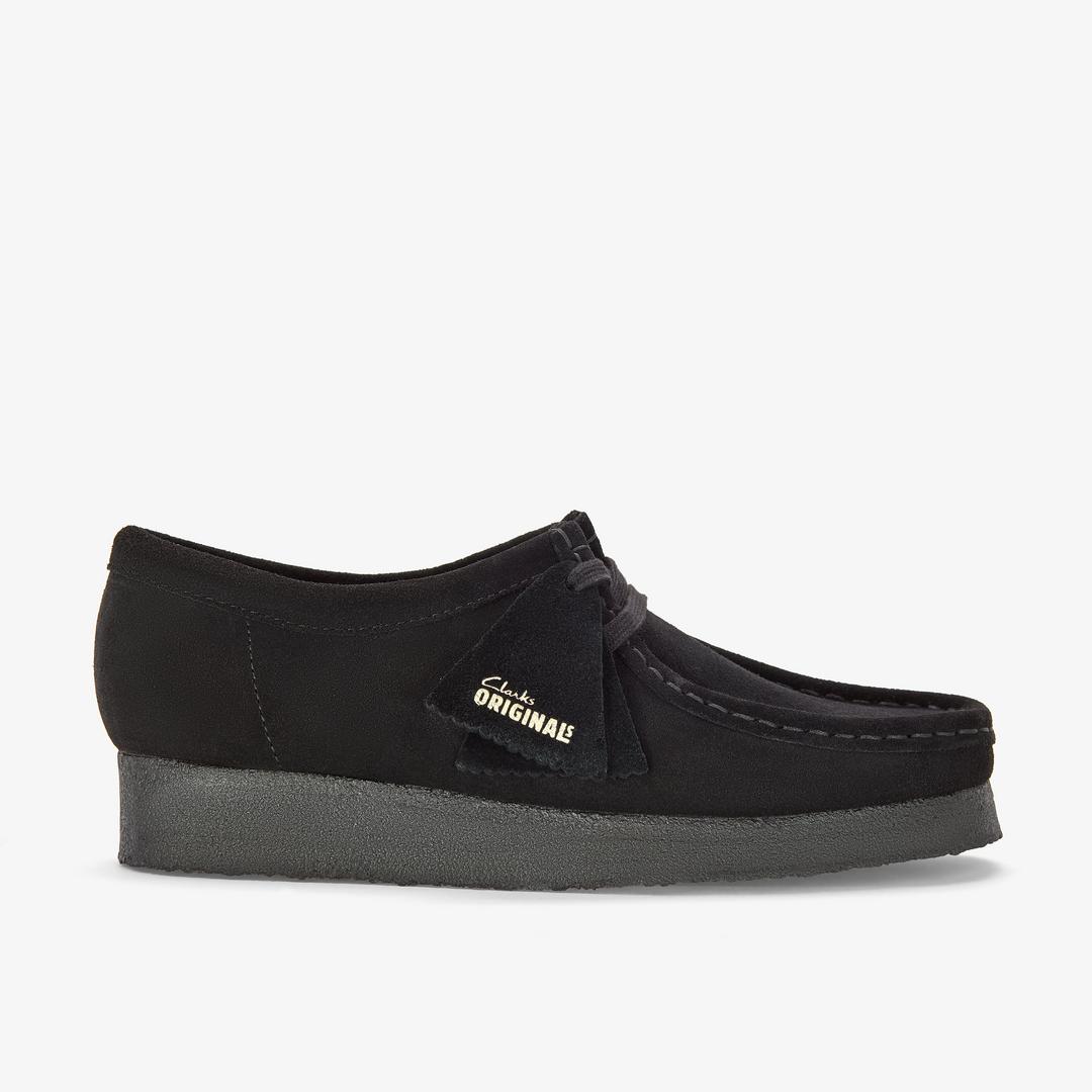 Men's Wallabee? Black Suede Shoes
