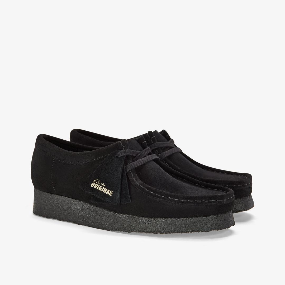 Men's Wallabee? Black Suede Shoes - Image 5