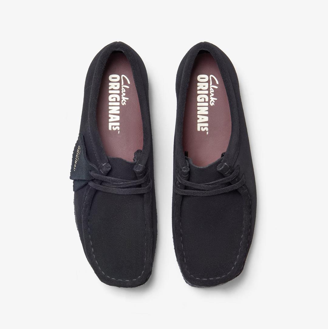Men's Wallabee? Black Suede Shoes - Image 7