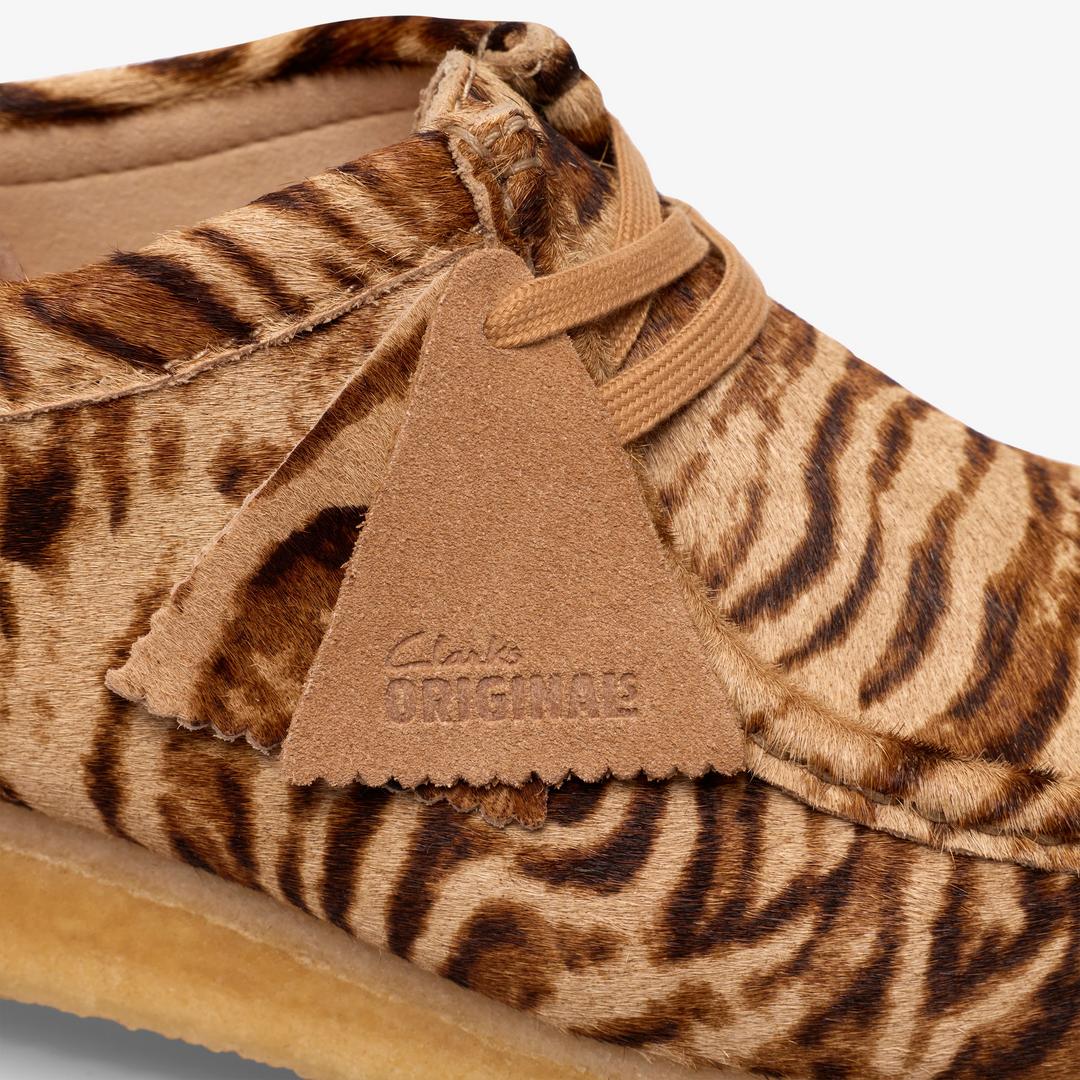Mens Wallabee Tiger Print Wallabees - Image 11